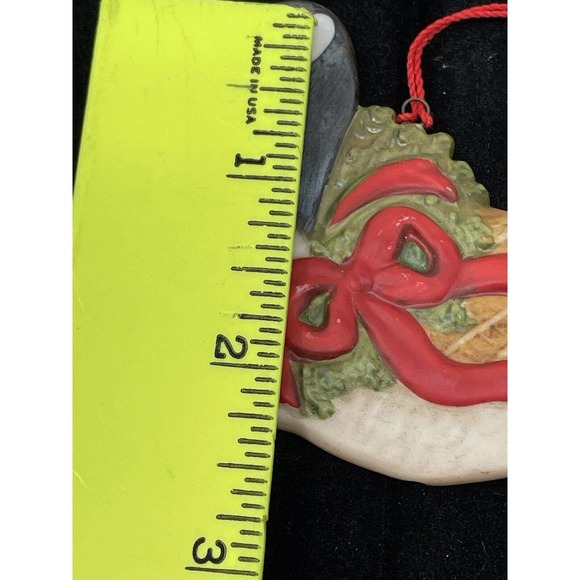 Vintage 1983 Schmid Gordon Fraser Christmas Tree Ornament Canadian Goose Wreath - Picture 6 of 6